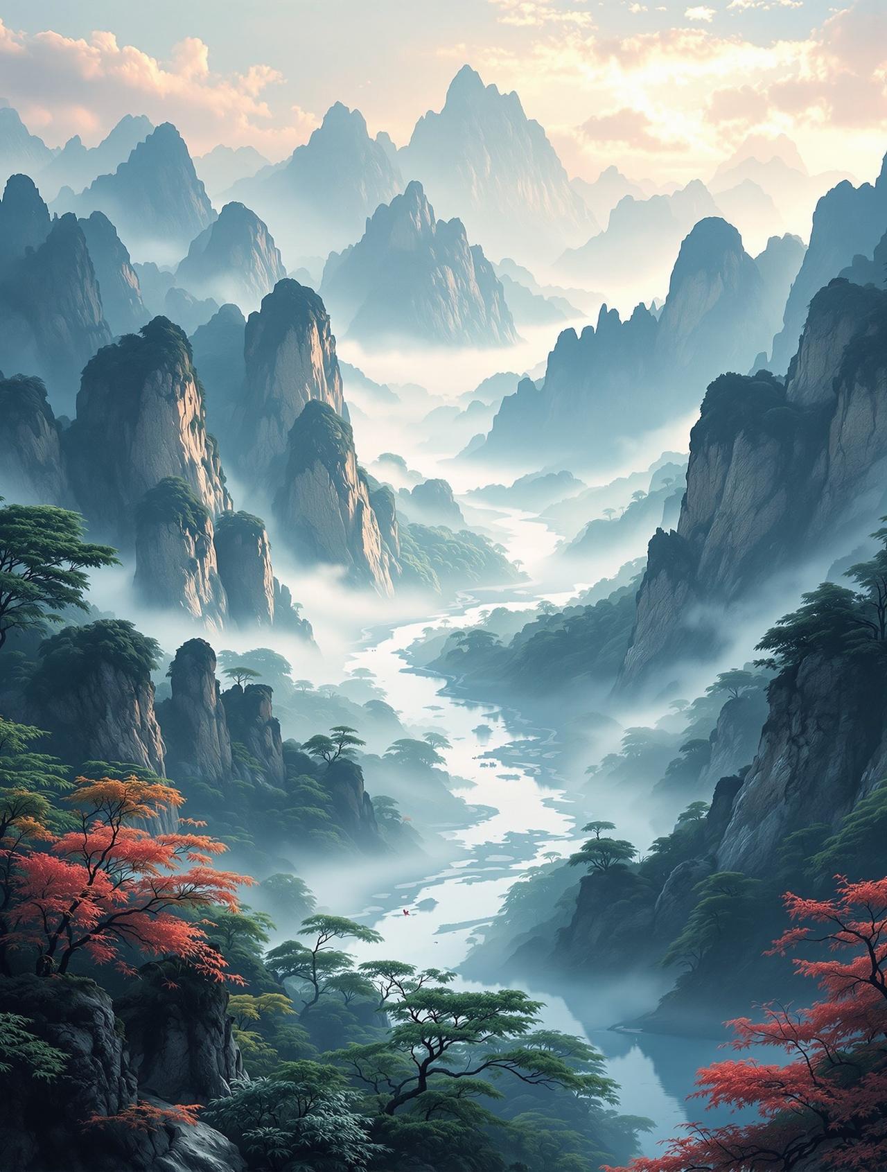 七七影视影视作品《山河岁月》海报